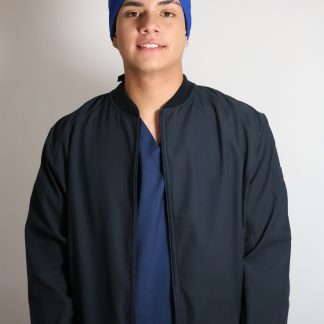 Chamarra Quirúrgica Negra Unisex