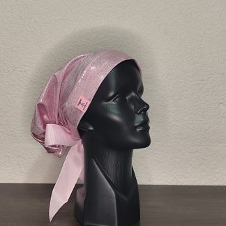 Gorro Quirúrgico Brilloso Rosa Bebe